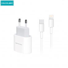 Cargador Viaje USB-C PD20W con Cable USB-C - Lightning  CX-72