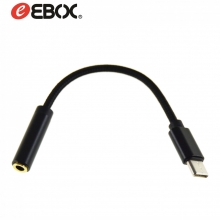 Cable USB TIPO-C/Jack Hembra Estreo 14 cm Nylon ETC8304