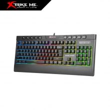 Teclado Membrana en Espaol con Luz LED / 114Teclas / 10 eclas Multimedia y 19 Teclas Anti Fantasma   KB-508